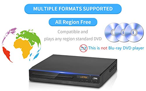 Tojock DVD Player with HD 1080p Up-Conversion