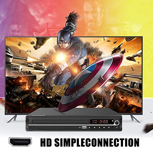 Foramor HDMI DVD Player, 1080P Full HD, Remote Control