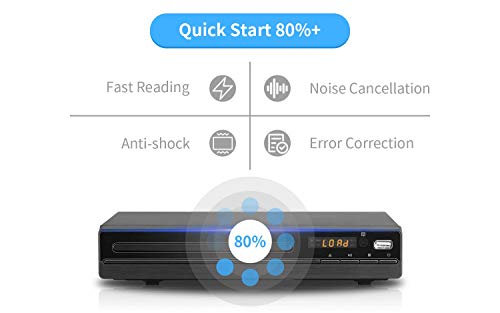 Tojock DVD Player with HD 1080p Up-Conversion