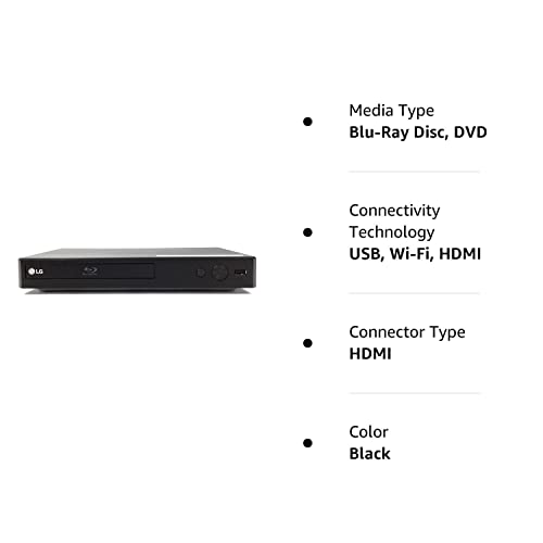 Refurbished LG Blu-ray Player with Streaming and Wi-Fi