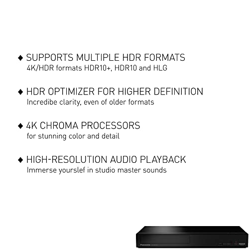 Panasonic Ultra HD 4K Blu-ray Player - DP-UB154P-K