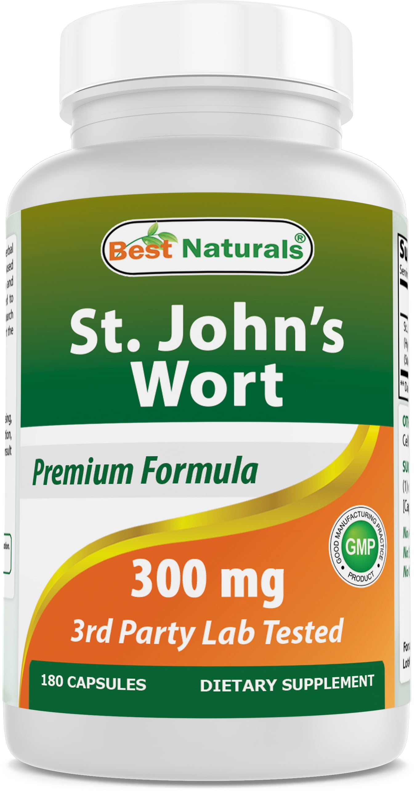 Top pick: St. John's Wort 300mg 180 caps