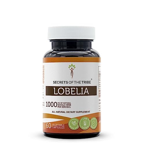 Organic Lobelia Inflata Capsules - 1000mg, 60ct