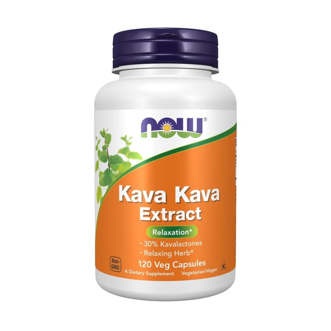 NOW Kava Kava Extract Capsules for Relaxation Blend