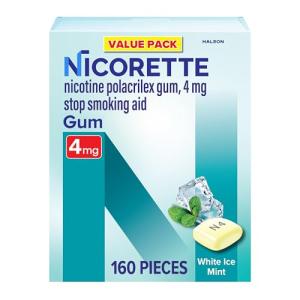 Nicorette 4mg Nicotine Gum - White Ice Mint