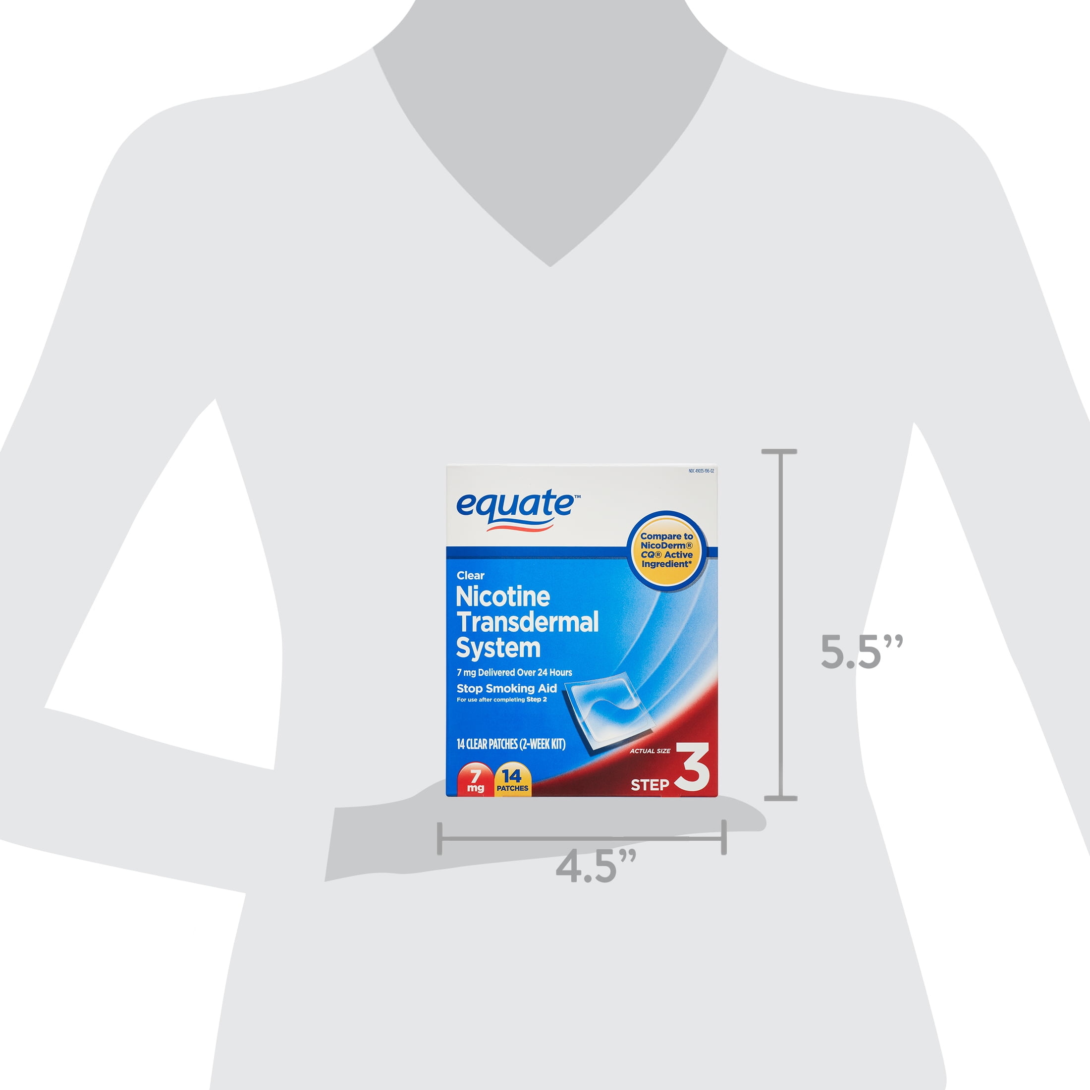 Step 3 Clear 7mg Nicotine Patches, 14 Count