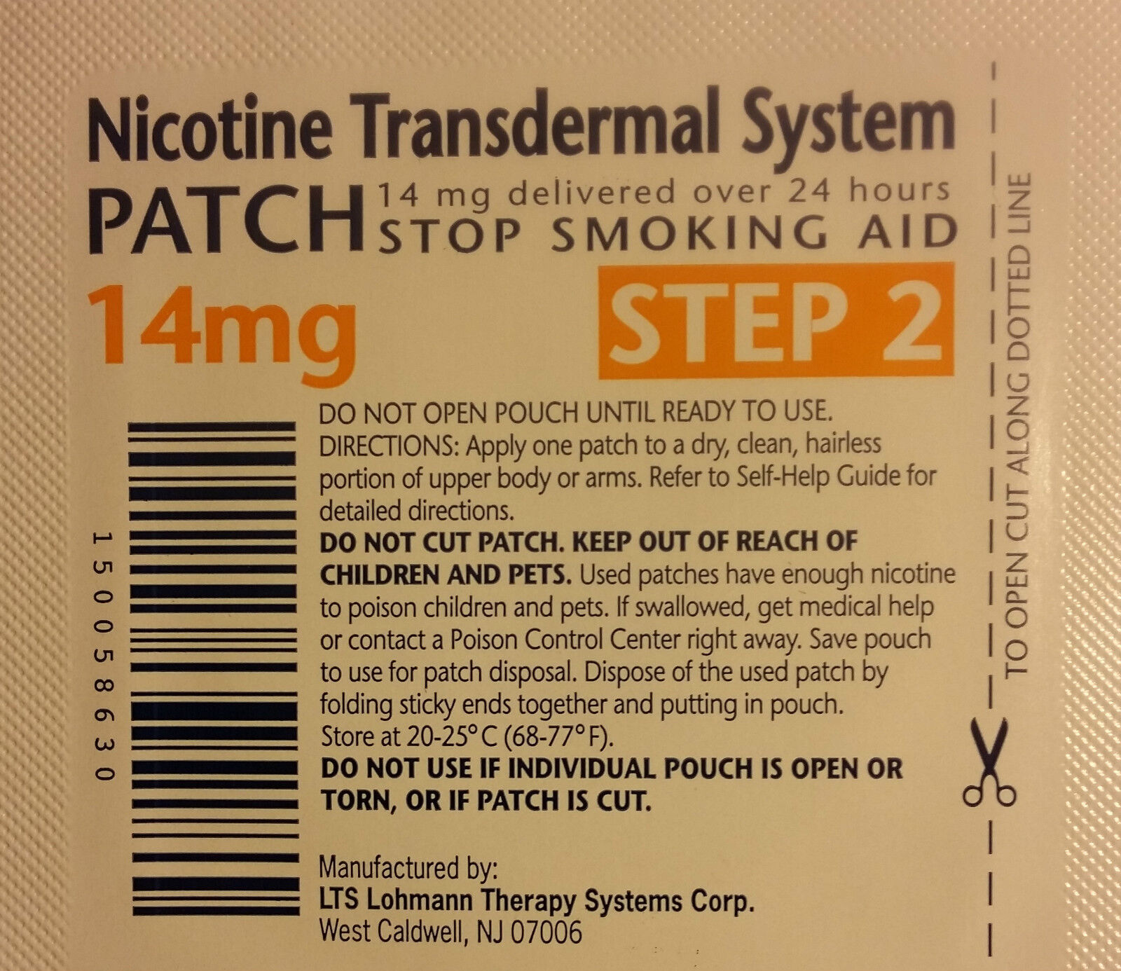 14mg Habitrol Transdermal Patches Step 2, 14 count