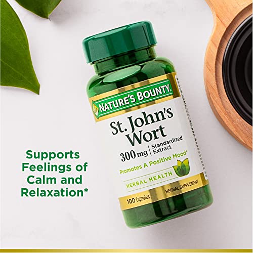St. John’s Wort Capsules, Herbal Supplement, Mood Support