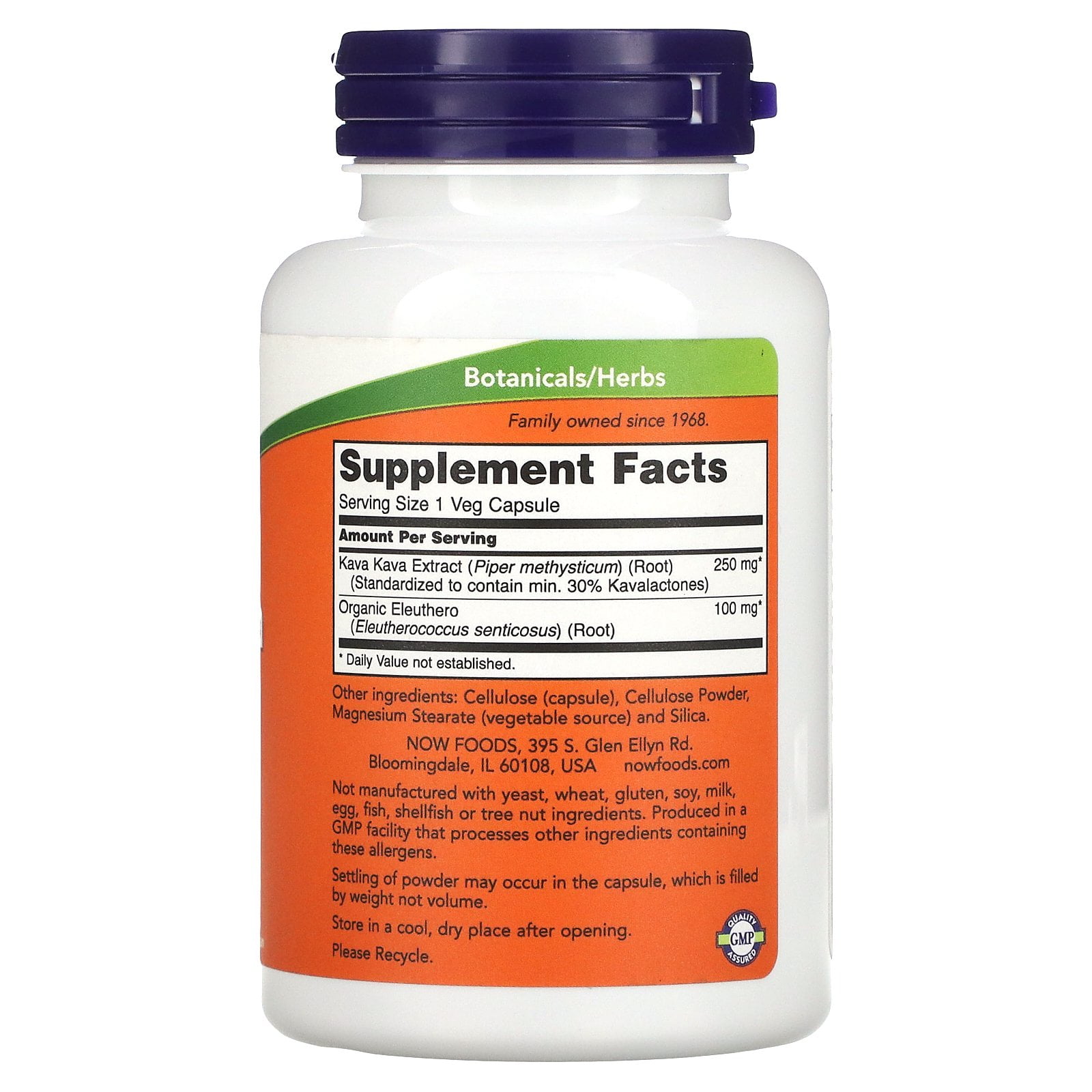 NOW Kava Kava Extract Capsules for Relaxation Blend