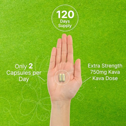 Kava Kava & Ashwagandha Supplement - 240 Capsules