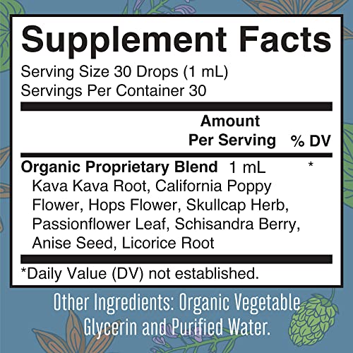 MaryRuth Organics Herbal Supplement Drop for Stress Relief