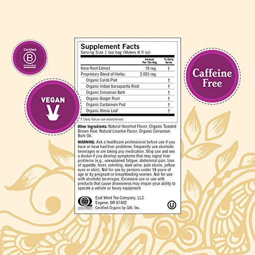 Organic Yogi Kava Stress Relief Tea - 64 Tea Bags