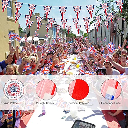 King Charles III Union Jack Bunting Decorations