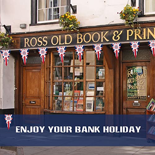 King Charles III Union Jack Bunting Decorations