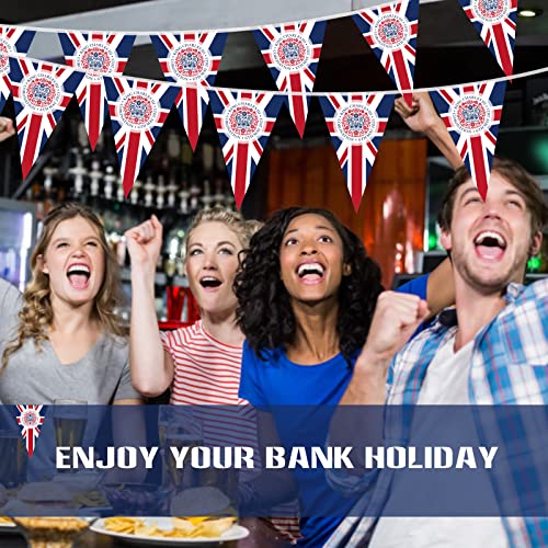 King Charles III Union Jack Bunting Decorations