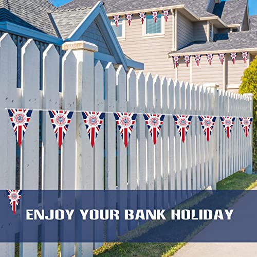 King Charles III Union Jack Bunting Decorations