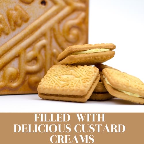 Custard Cream Biscuit Tin - British Gift Set