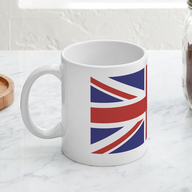 Union Jack Ceramic Coffee Mug - 11 oz