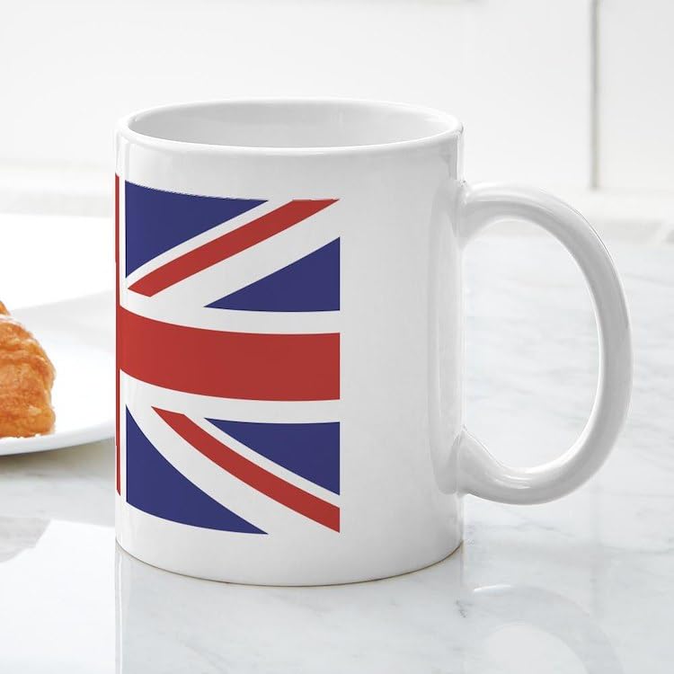 Union Jack Ceramic Coffee Mug - 11 oz
