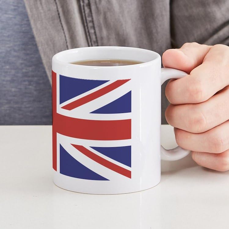 Union Jack Ceramic Coffee Mug - 11 oz