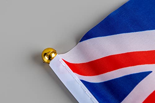 10 Union Jack Hand Flags