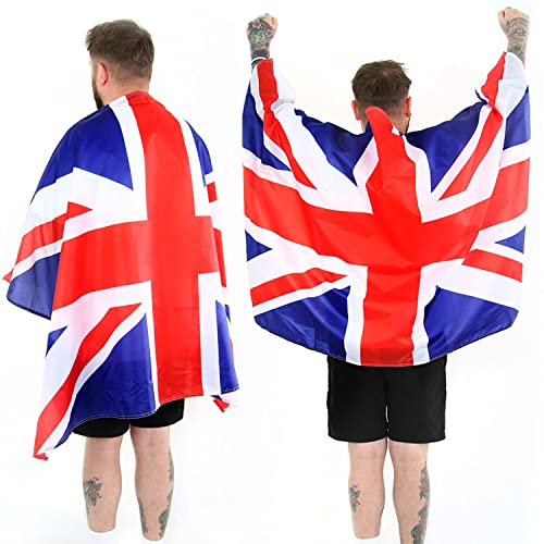 Union Jack Flag Cape - Pack of 1