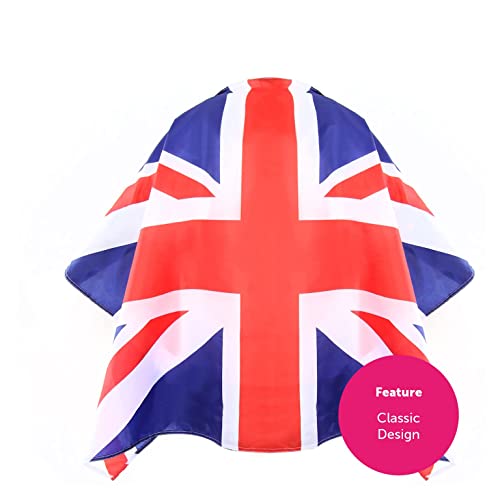 Union Jack Flag Cape - Pack of 1