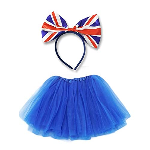 Lizzy Kids Union Jack Tutu Costume - Royal Party