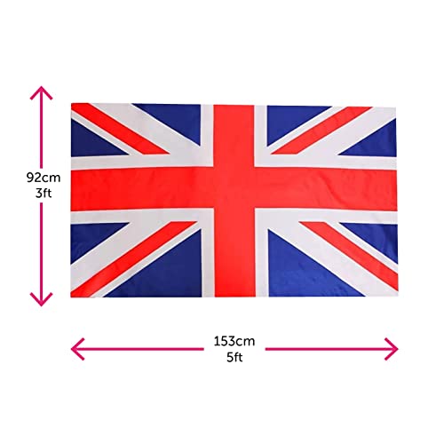 Union Jack Flag Cape - Pack of 1