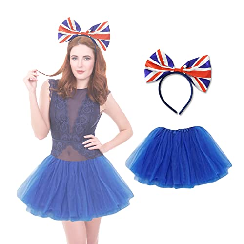 Lizzy Kids Union Jack Tutu Costume - Royal Party