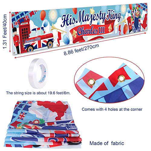 UK Patriotic King Charles III Banner