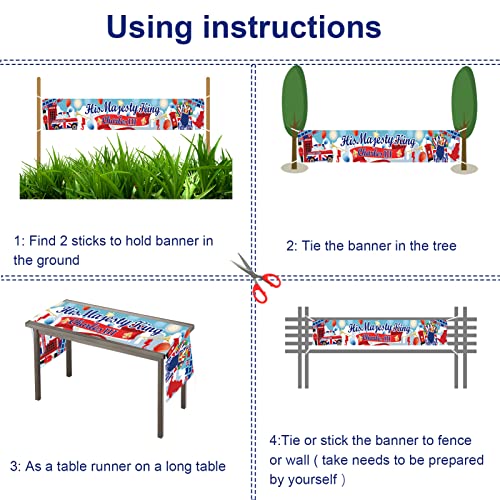 UK Patriotic King Charles III Banner