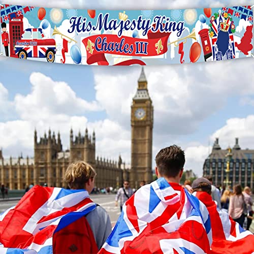 UK Patriotic King Charles III Banner
