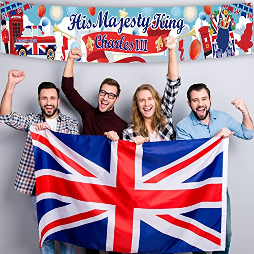 UK Patriotic King Charles III Banner