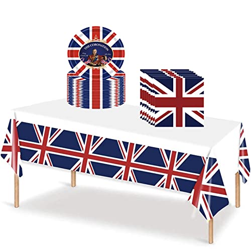 King Charles III Coronation Party Tableware Set