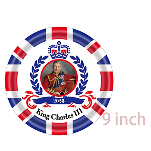 Royal Coronation 50 PCS Party Set with Union Jack Tableware