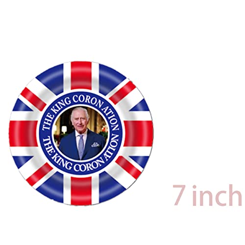 Royal Coronation 50 PCS Party Set with Union Jack Tableware