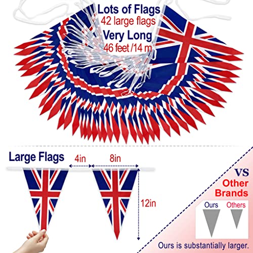 Union Jack King's Coronation Bunting - Waterproof