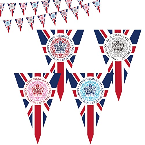 Union Jack Coronation Bunting - King Charles III