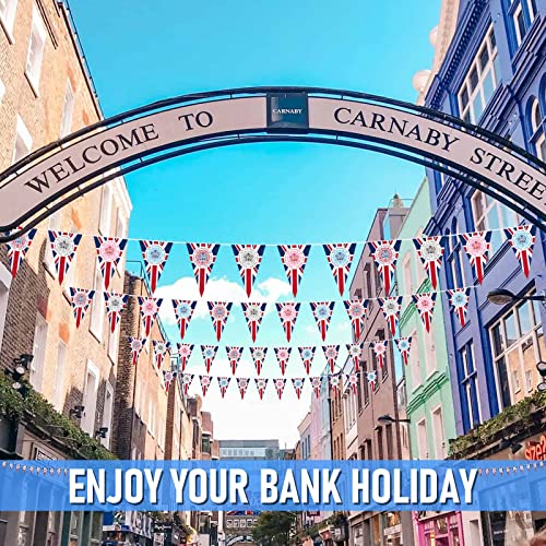 Union Jack Coronation Bunting - King Charles III