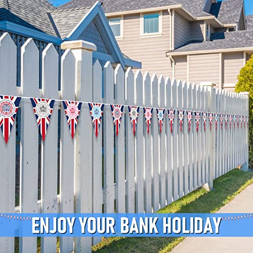 Union Jack Coronation Bunting - King Charles III