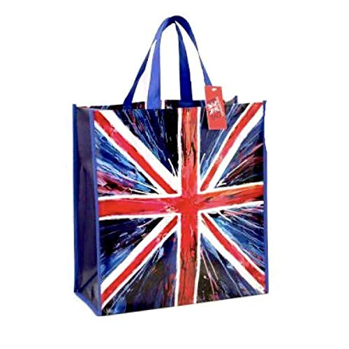 Union Jack' Spin Painting Tote Bag