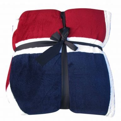Large Union Jack Fleece Sherpa Blanket