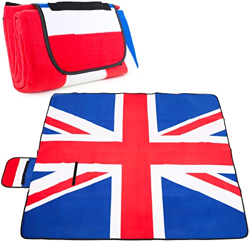 Union Jack Fleece Picnic Blanket