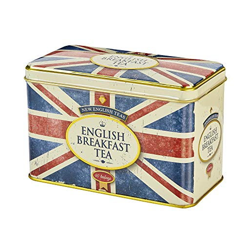 Union Jack Tea Tin with English Breakfast Tea