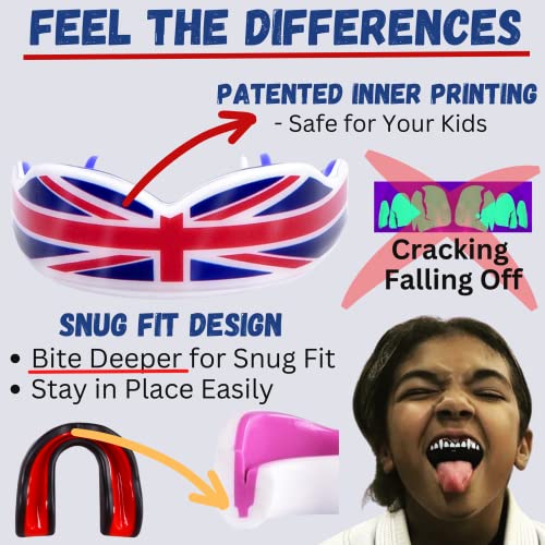 Union Jack Youth Sports Mouth Guard