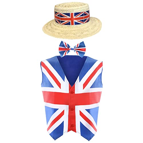 Large Union Jack Fancy Dress Costume Set