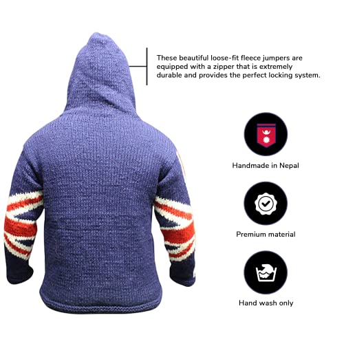 Union Jack Hoodie Jacket for Men