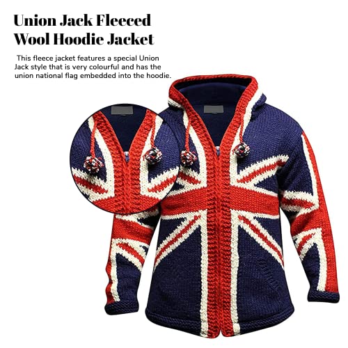 Union Jack Hoodie Jacket for Men