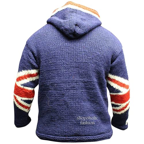Union Jack Hoodie Jacket for Men